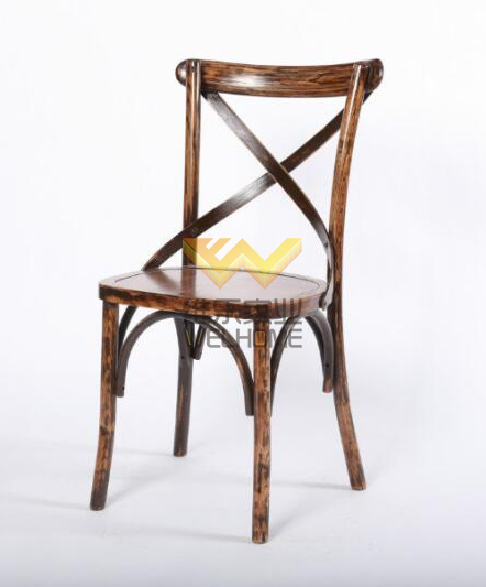  Cross back dining chair for restaurant / home